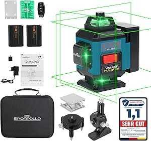 Nivelă laser compactă SinoApollo 4D cu 16 linii