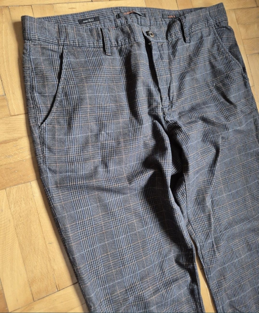 Pantaloni Bărbătești Alberto Lou-J Colour Check, Regular Fit - W36/L34