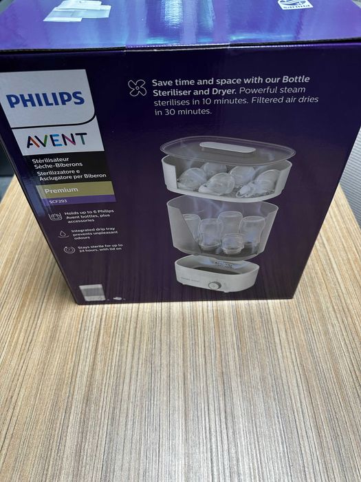 Sterilizator si uscator de biberoane Philips Avent SCF293