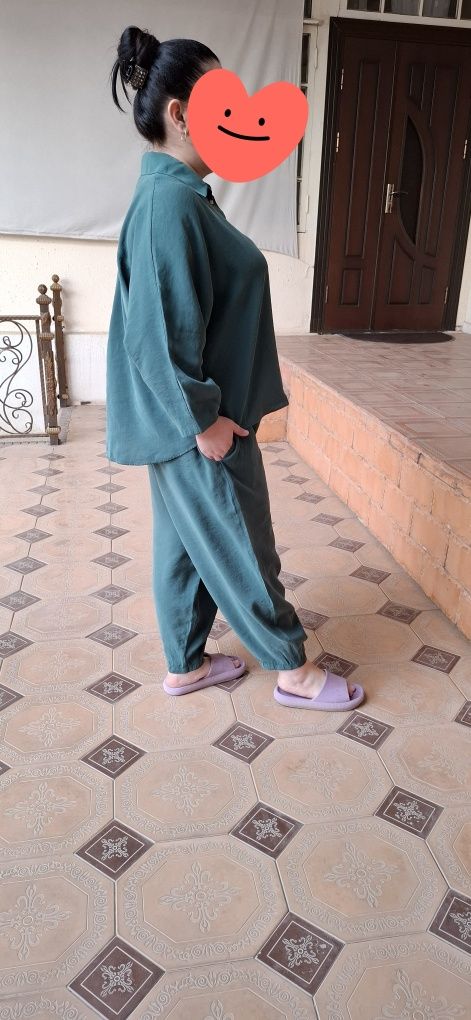 Dvo'yka  oq fudbolka Pijama  yengi birkasi bilan srochno