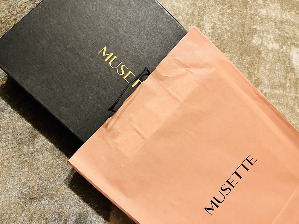 Ghete Musette, culoare negru, numar 37