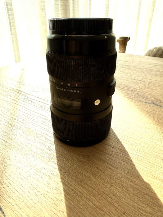Sigma ART 18-35mm f1.8 DC pt Canon EF