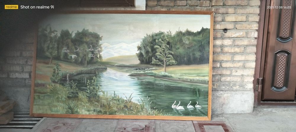 Kartina sotiladi narxi 300 ming yana kelishib beriladi Qoʻlda chizilga