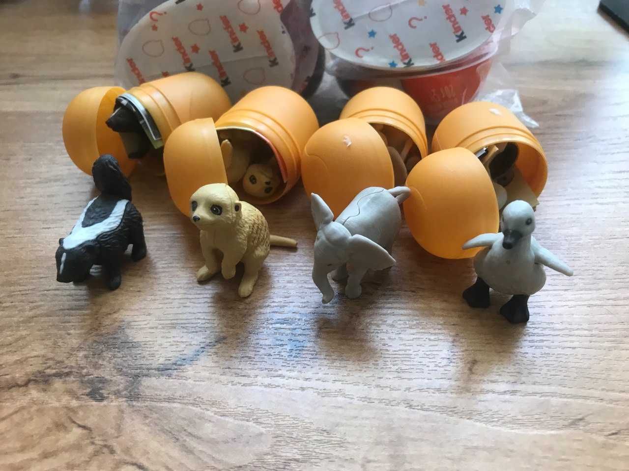 kinder natoons животные из разных серий киндер сюрприз