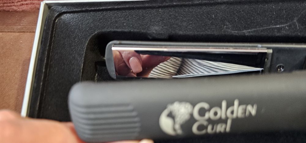 Преса за коса golden curl silver