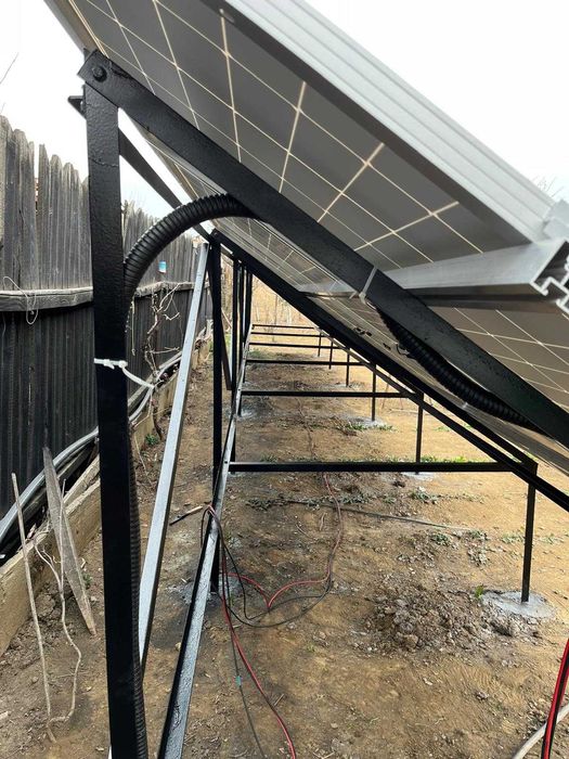 Constructii structura la sol pentru Panouri Fotovoltaice