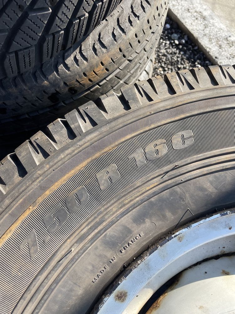 7.50R16C MICHELIN 2бр. 7.5мм с джанти