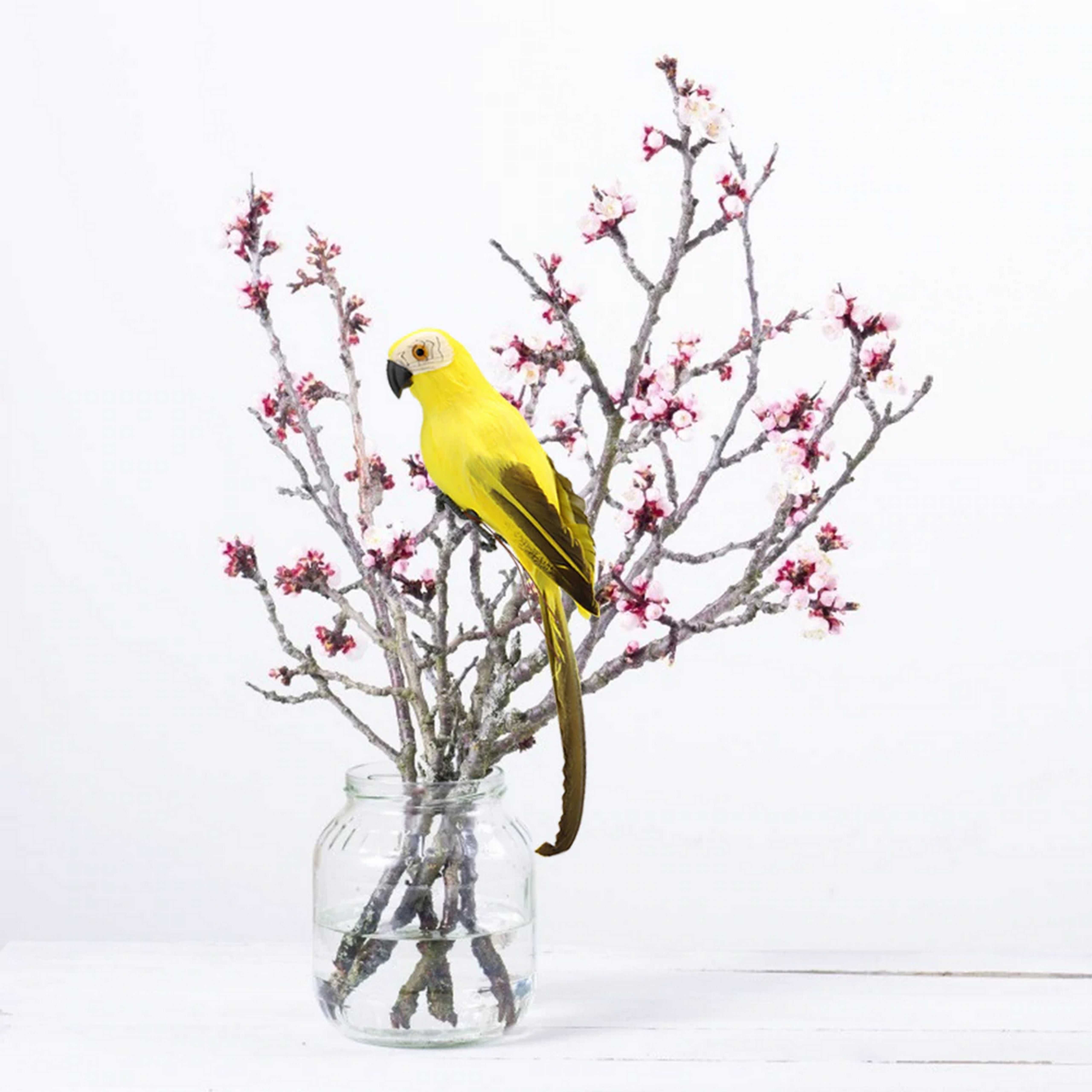 декорация-птици-папагали-ръчна изработка