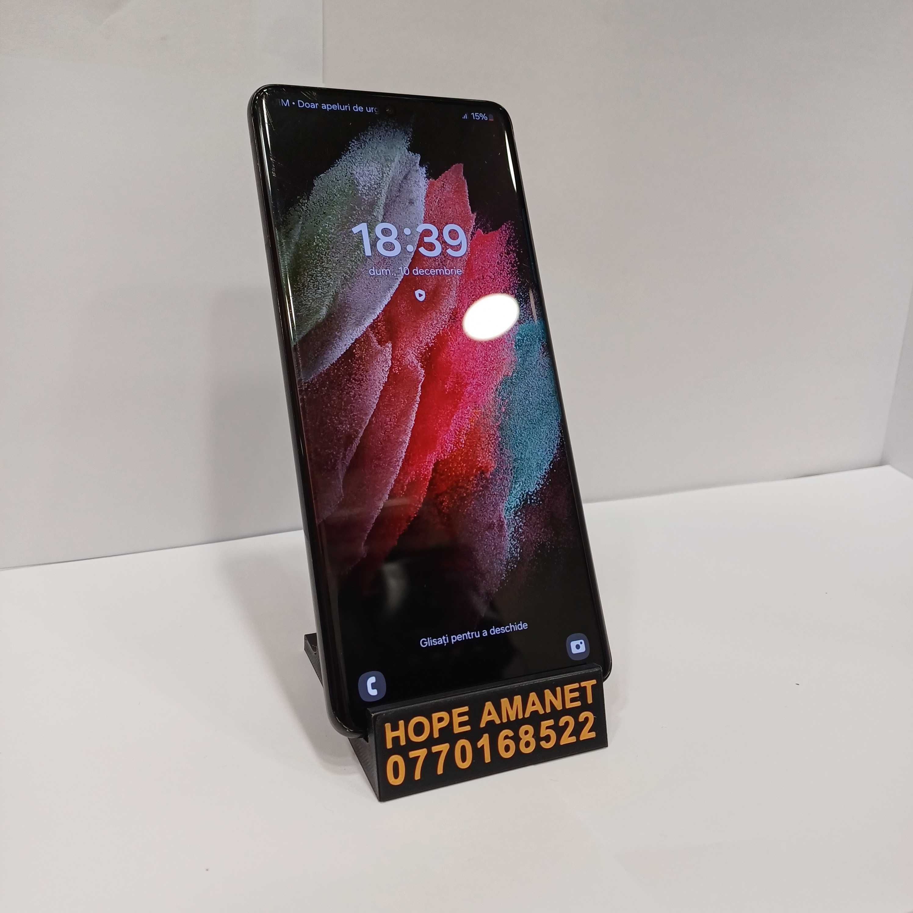Hope Amanet P1/ Samsung S21 Ultra 128/12GB Black, Liber de Retea!