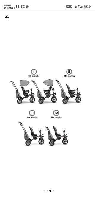 Tricicleta Lionelo Tris multifunctionala