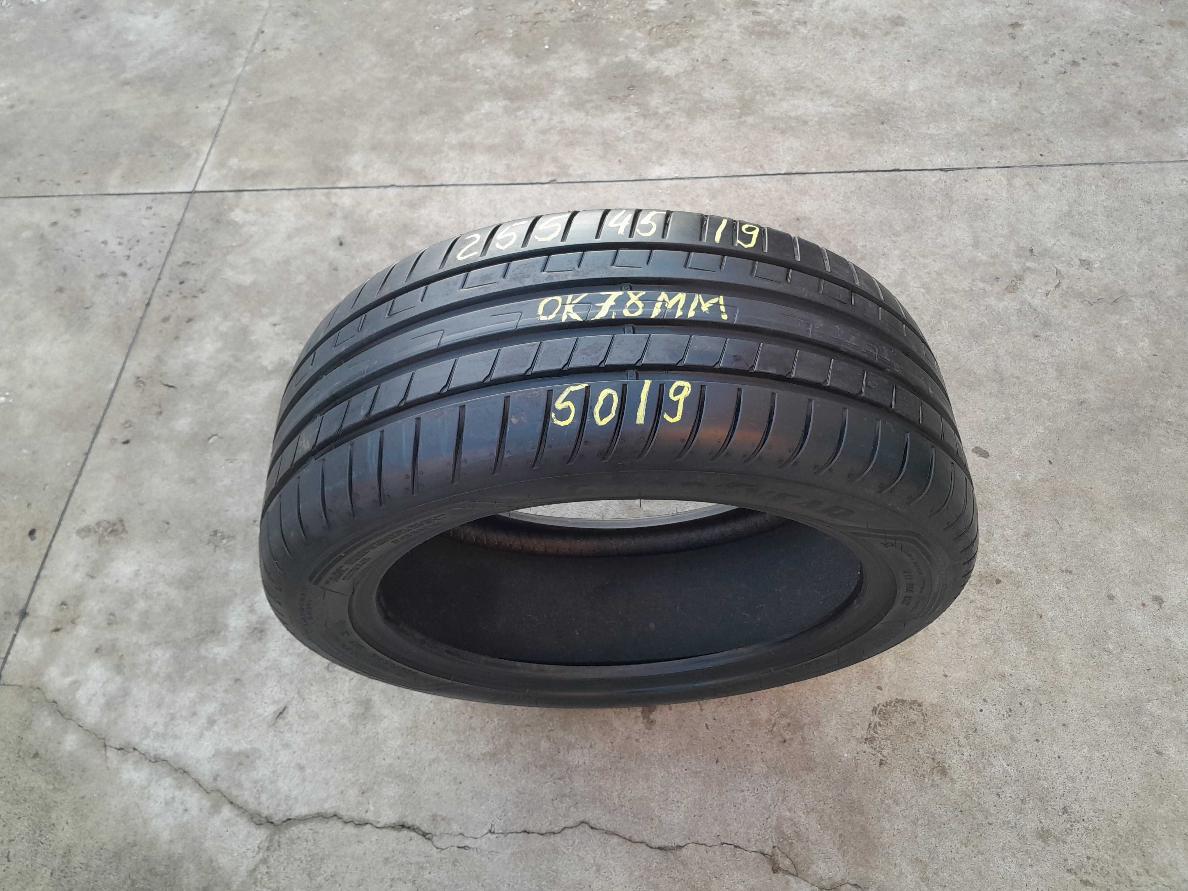 O anvelopa vara 255 45 19 goodyear asymmetric 3 profil de 7,8 mm