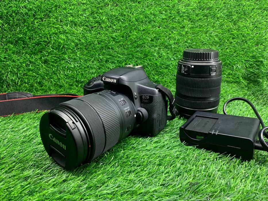 Фотоаппарат Canon 750D,2 объектива 18-135 USM, EFS/Ломбард Даем Деньги