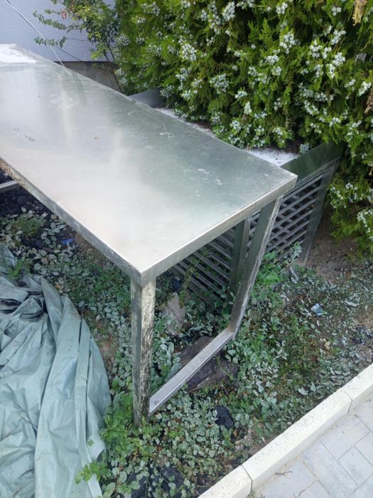 Професионална неръждаема работна маса