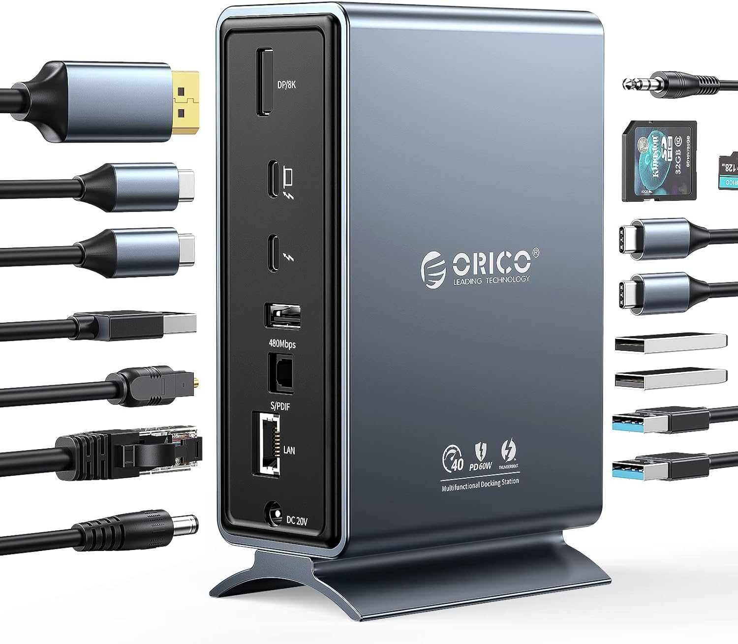 Продам док станцию Orico Thunderbolt 3 TB3-S4 для Mac и Windows