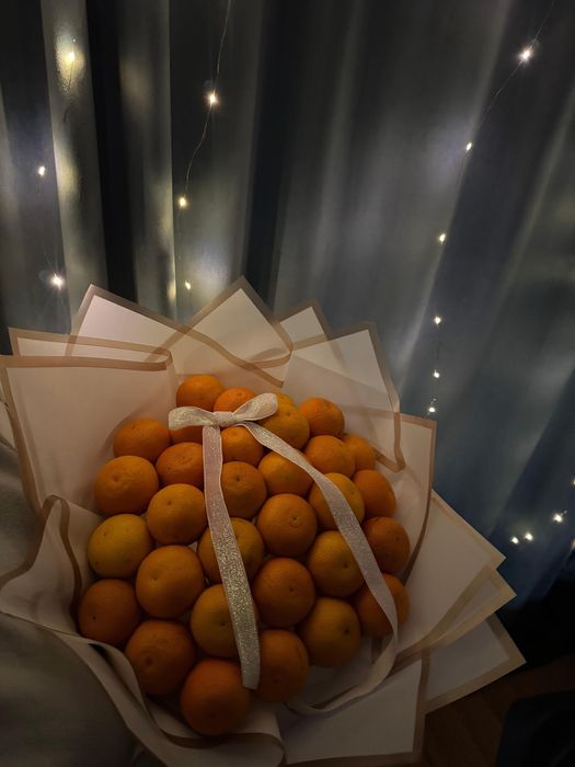 Букеты из мандаринов