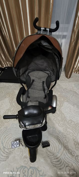 Детский велосипед коляска