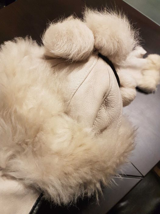 Шапка и ръкавици.