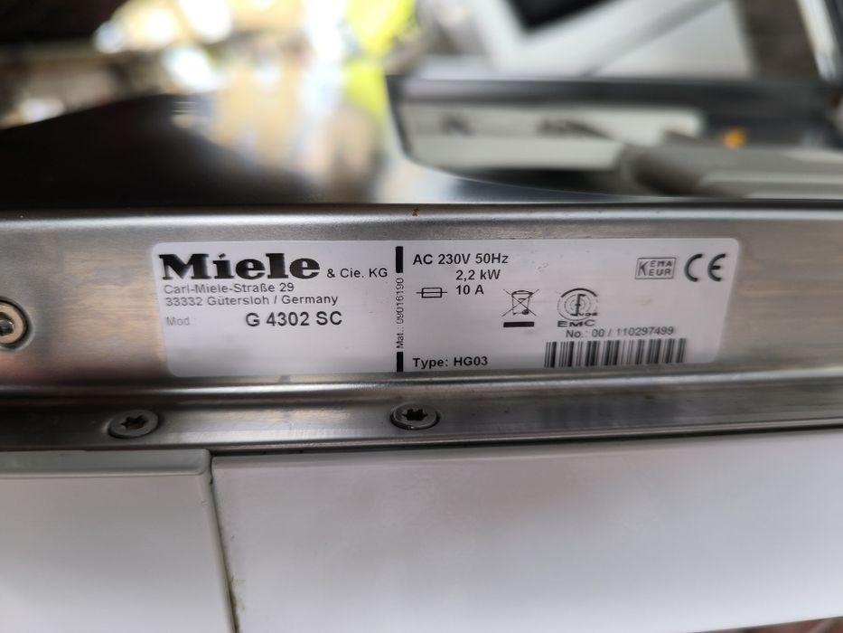 Съдомиялна Miele G 4302 SC - 60см. Свободностояща.