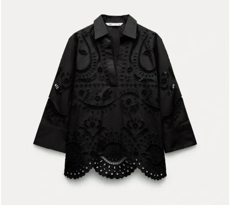 ZARA Lace Collection риза XS
