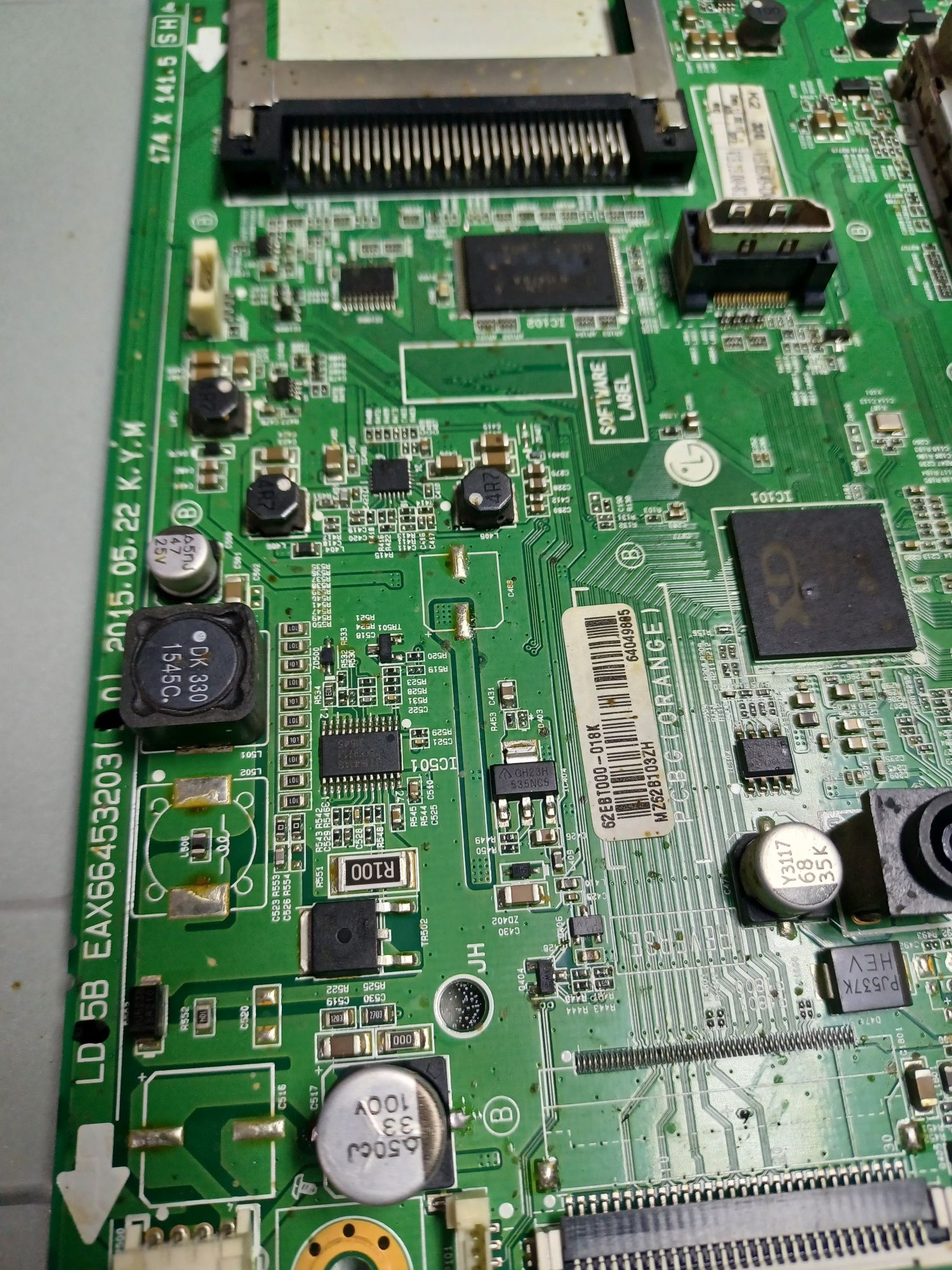 Placă de bază EAX66453203(1.0) din LG32LF592U  ecran HC320DXN-ABNS4