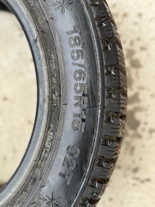 Продам зимние  шины бу 1 сезон , 185/65/R15