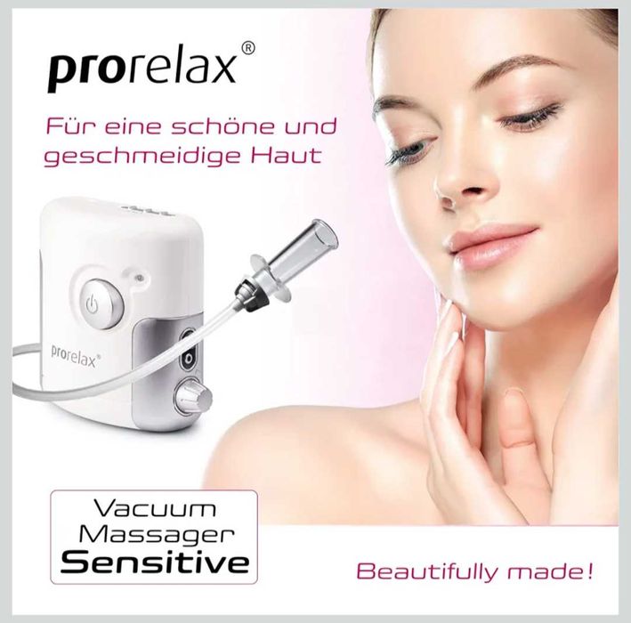 Prorelax вакуумен масажор SENSITIVE антицелулитен масаж с 3 вендузи
