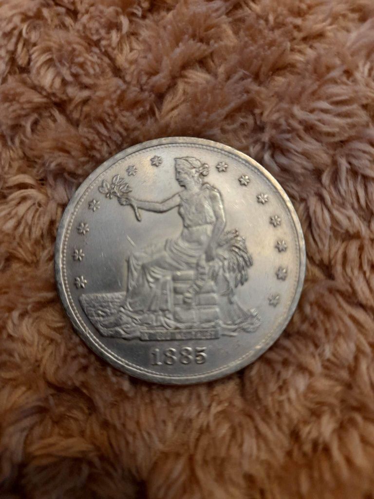 Vând monede argint one dolar original