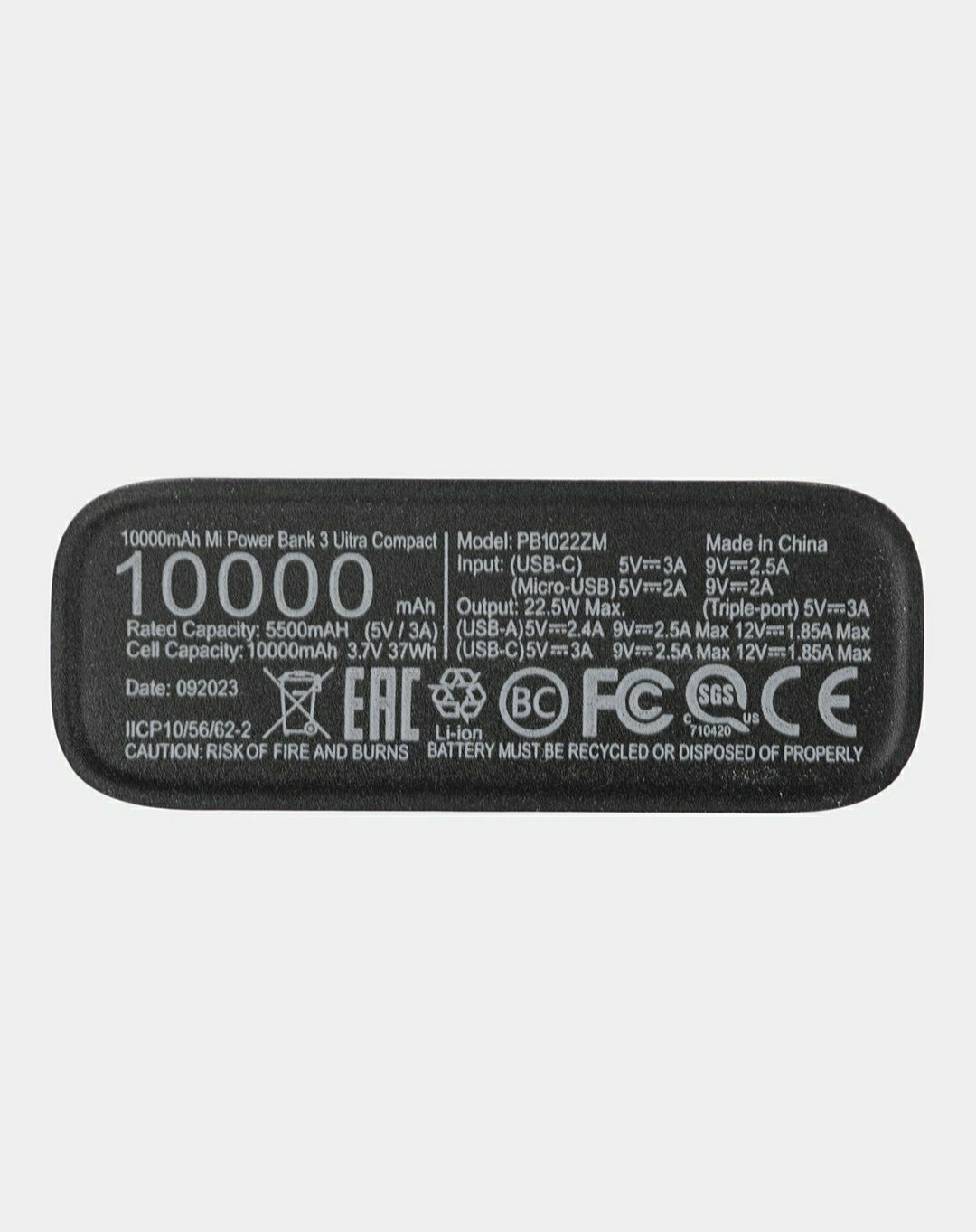 БЕПУЛ Доставка,АКЦИЯ Внешный аккумулятор Xiaomi 10.000 mAH typeC 22.5В