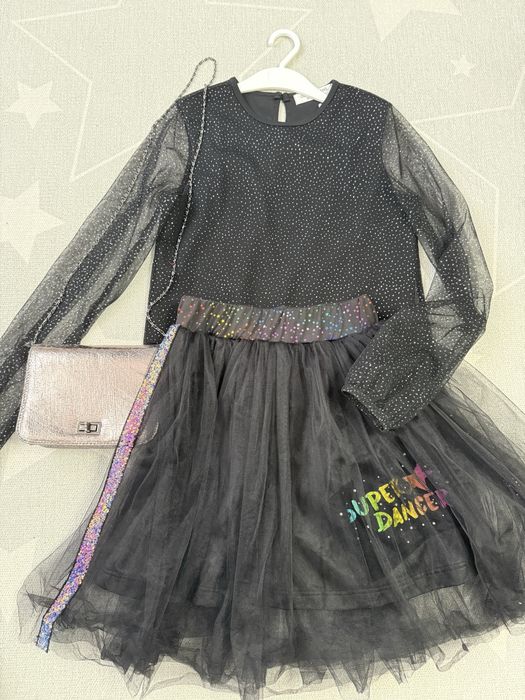 Вечерний, новогодний образ на девочку 8-10 лет