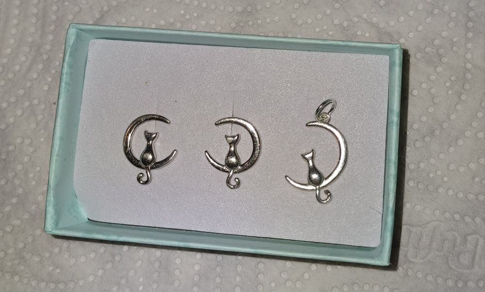 Set argint 925 MoonCat