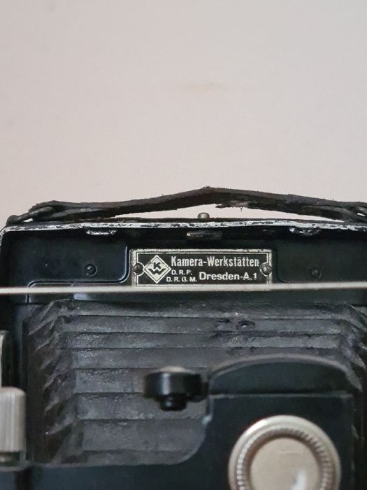 Aparat foto vintage cu burduf Kamera Werkstatten