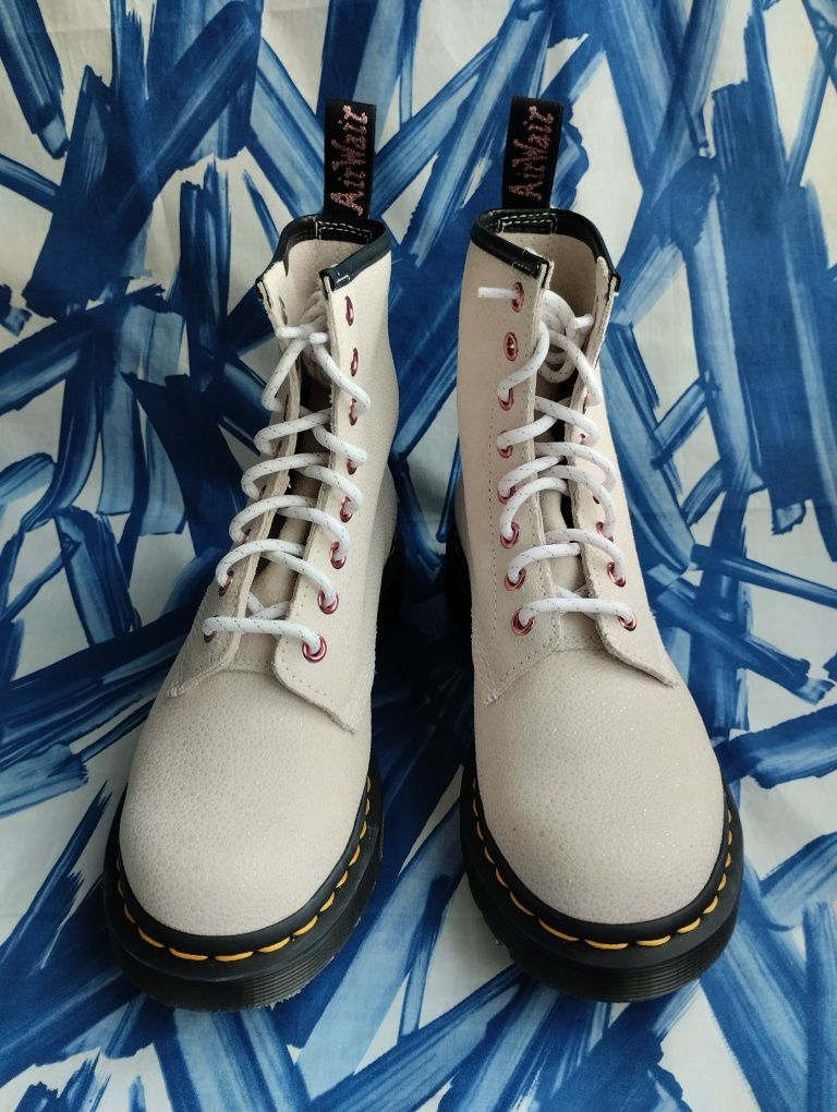 Dr Martens - 1460 Bejewelled Боти Кубинки Естествена Кожа Номер  37