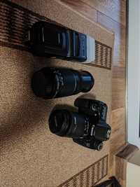 Canon 70D+Obiectiv 55-250mm+accesorii