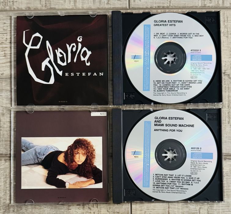 Cd-uri originale - Gloria Estefan (8 albume + 2 compilatii)