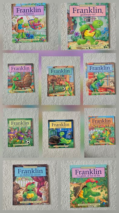 Lot 10 Cărți pt.copii Seria cu Franklin - Noi, impecabile!