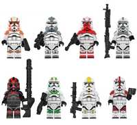 Set 8 Minifigurine tip Lego Star Wars cu Clone Troopers Pack4