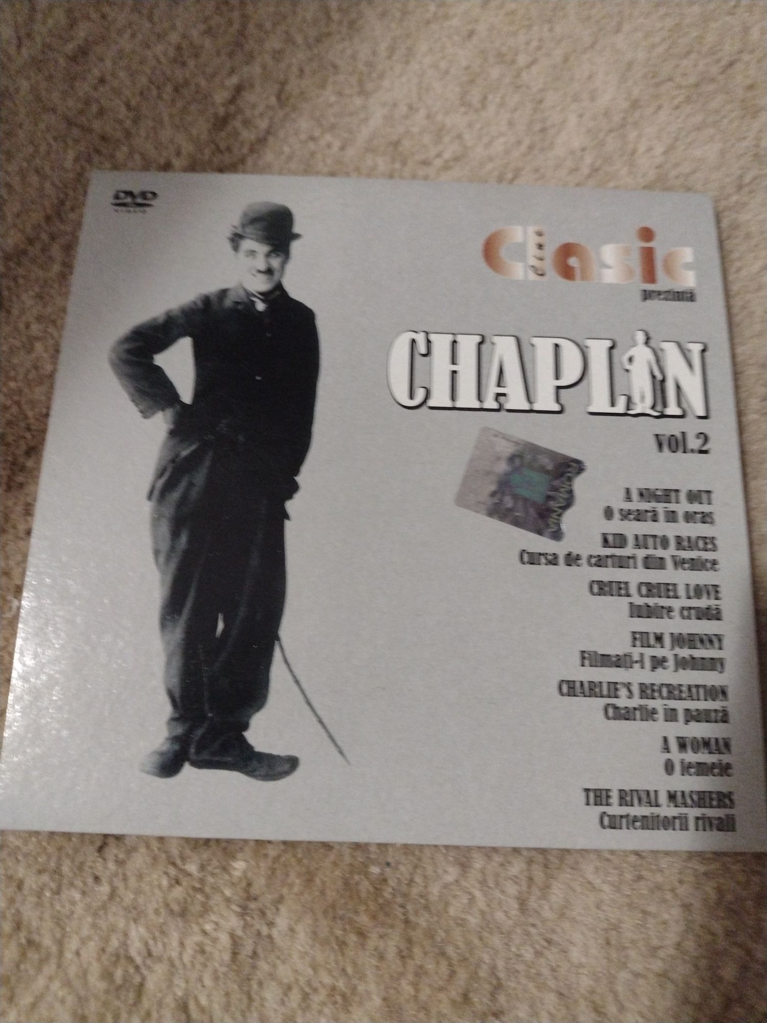 Charlie Chaplin  - 4 dvd-uri