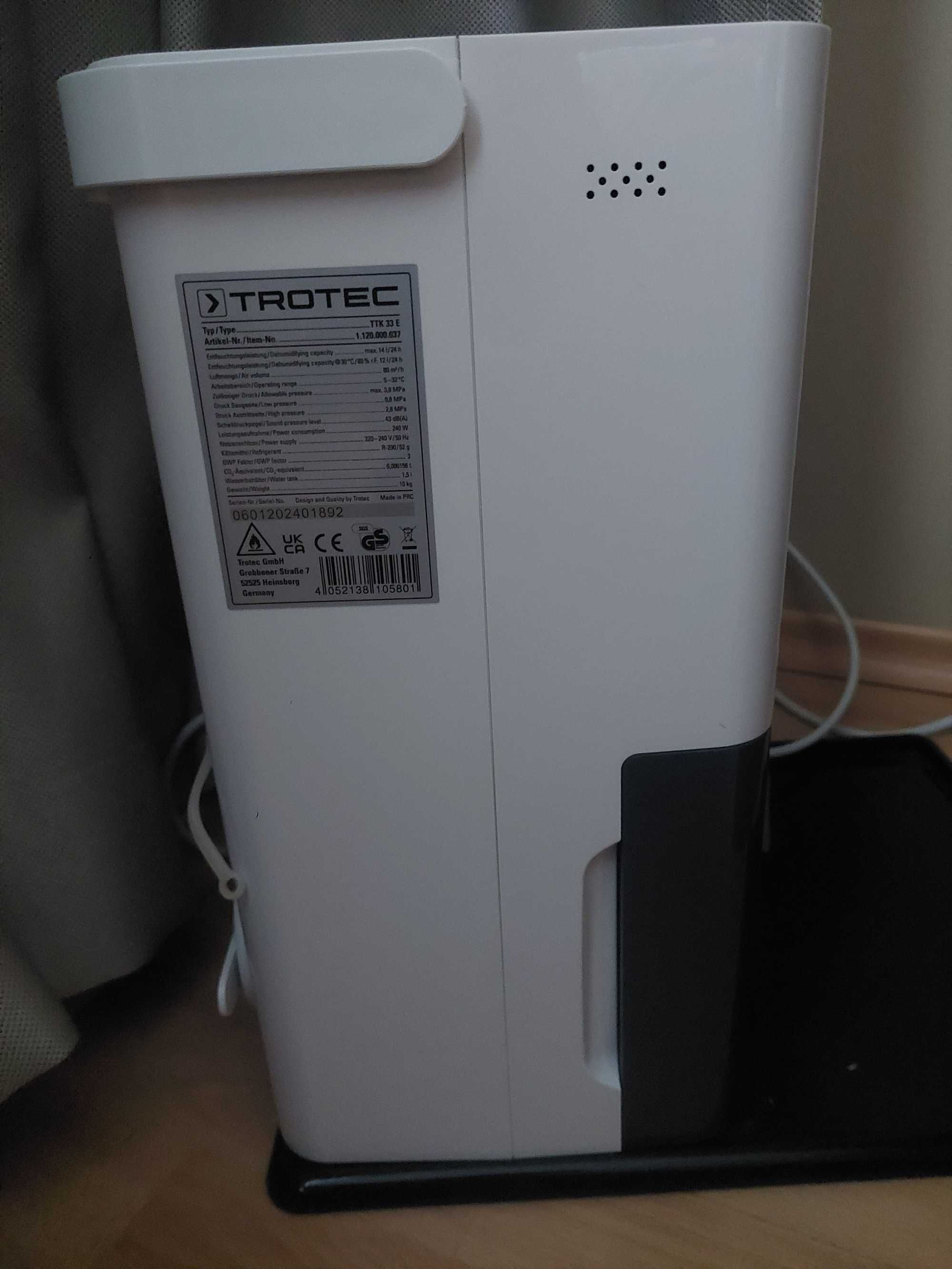 Влагоуловител влагоабсорбатор Trotec TTK 33E