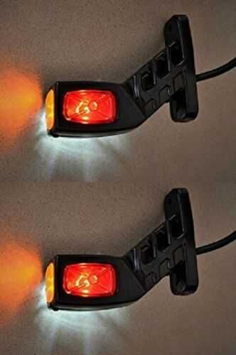 1 бр. LED ЛЕД рогчета габарити 12-24V за кола бус ремарке камион