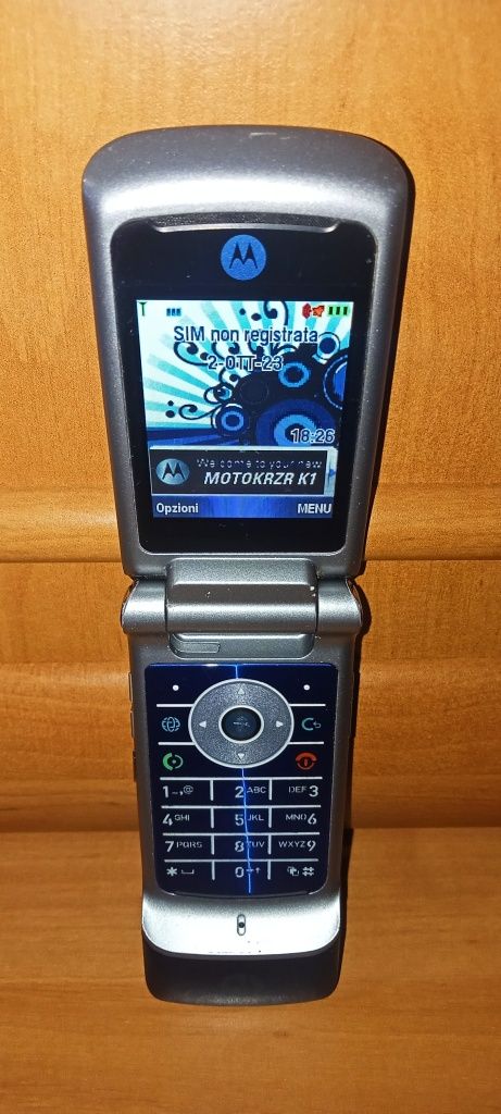 Motorola Razr albastru & visiniu