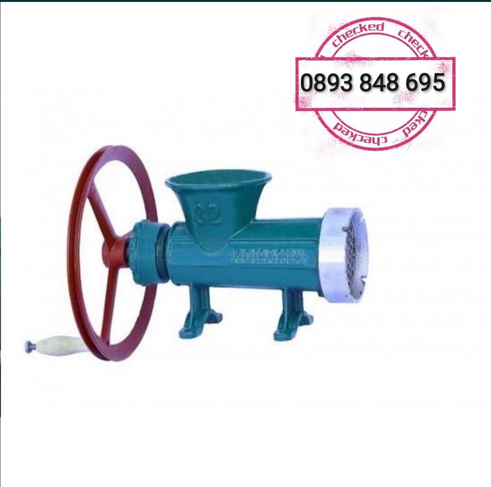 Месомелачка Чугун No32 ROMANIA с Руски двигател Монофазен 1,5kW