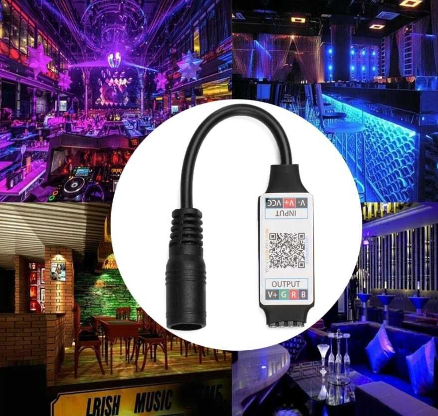 Блутут контролер за управление на RGB LED лента чрез смартфон