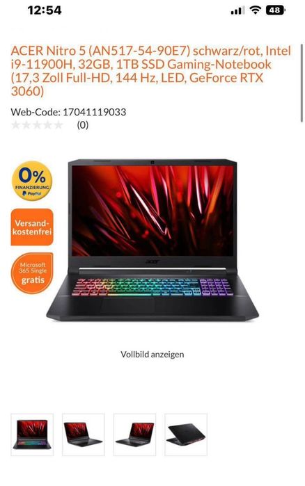 Laptop Gaming Acer Nitro 5