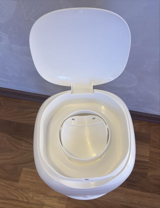 Херметичен кош за пелени Angelcare Бял