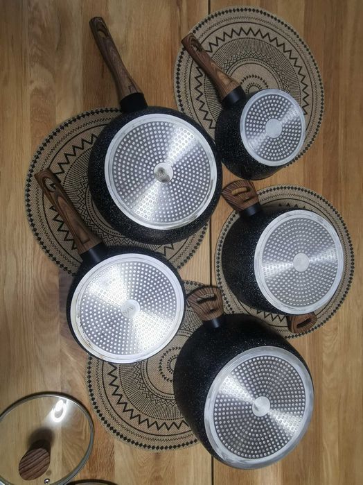 Комплект незалепващи тенджери и тигани NAVA