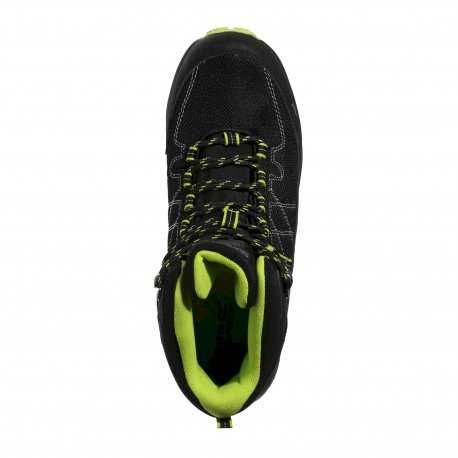 Обувки с мембрана Regatta Samaris Lite Mid Black Lime Punch