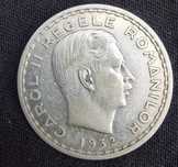 Сребърна монета 100 леи, Карол II, 1932 г.