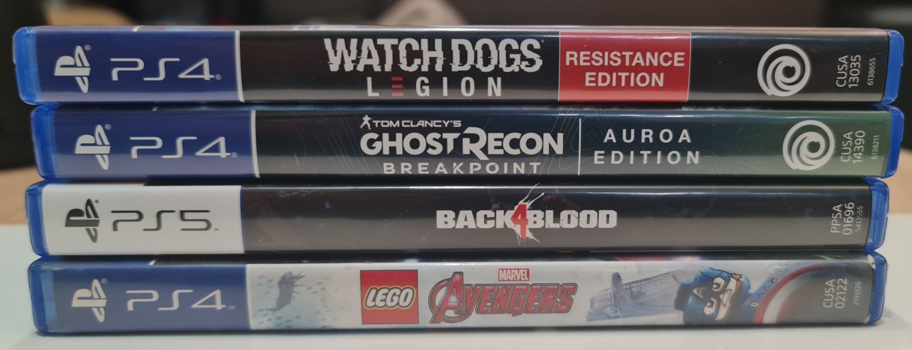 Lego Avengers, Watch Dogs Legion, Back 4 blood за PS4/PS5