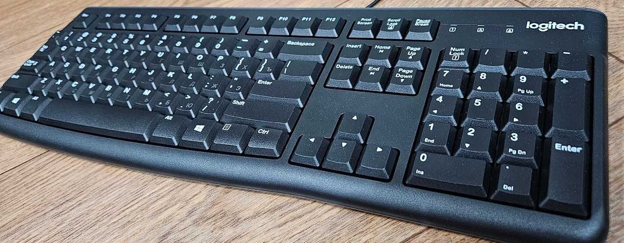 Новая Клавиатура + мышь проводная Logitech Desktop MK120