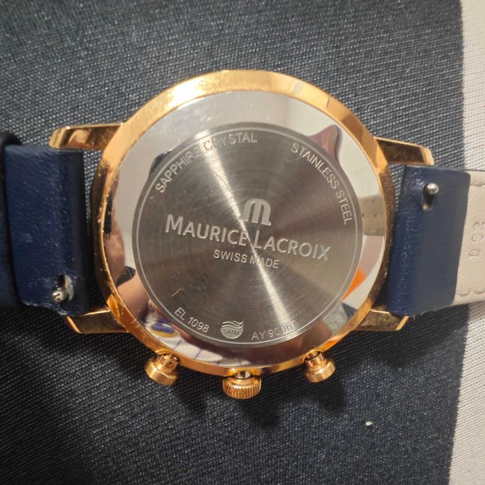 Maurice Lacroix Eliros Chronograph Blue And Gold